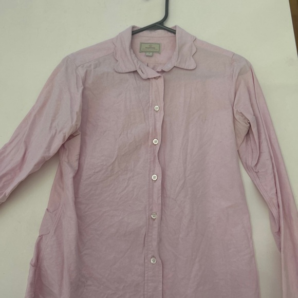 Kiel James Patrick Tops - KJP Blush Pink Scalloped Blouse